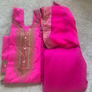Indian sharara palazzo suit